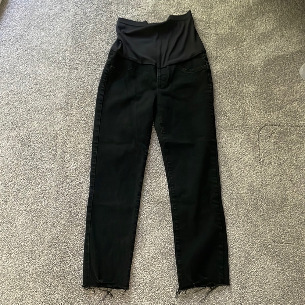 Maternity black jean
